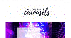Desktop Screenshot of coloursandcarousels.com